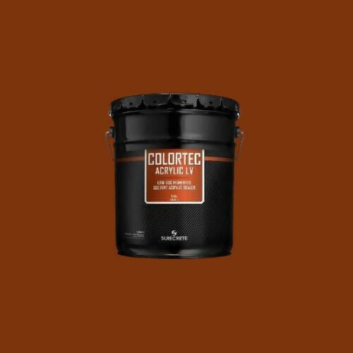 Colortec Acrylic LV Pigmented Outdoor Acrylic Sealer - Low VOC Surecrete 1 Gallon Redwood 