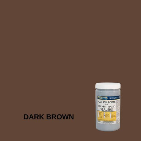 Color Bomb Color Additive for Sealer EZChem Inc Dark Brown 