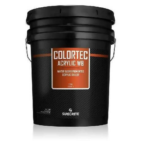 Colortec Acrylic WB pigmented Water Based Outdoor Acrylic Sealer Surecrete 