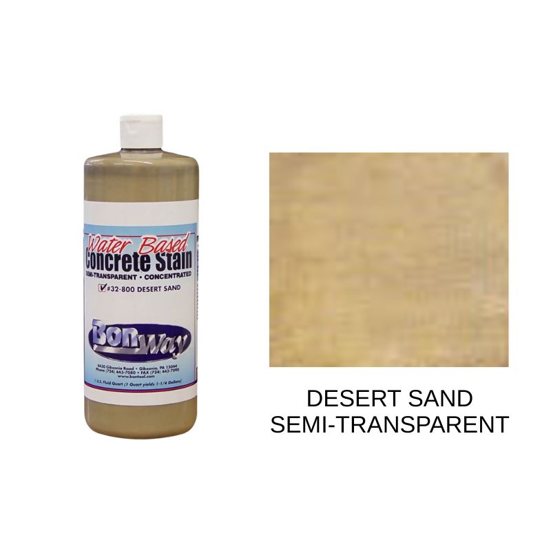 Bon Concrete Stain (Concentrate) Supplies Bon Tool Desert Sand - Semi-Transparent 1 Quart 