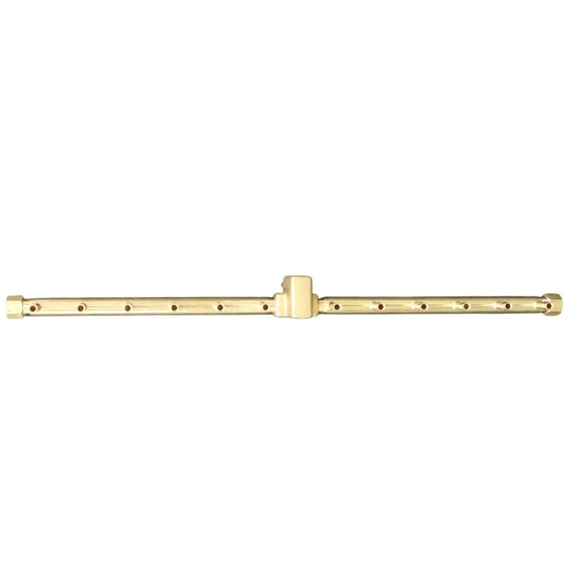 110K BTU 21.75" Linear Brass Burner for Firepits Warming Trends 