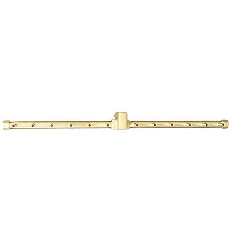 110K BTU 21.75" Linear Brass Burner for Firepits Warming Trends 