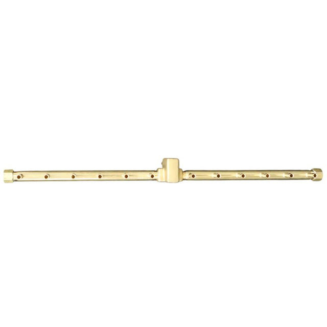 110K BTU 21.75" Linear Brass Burner for Firepits Warming Trends 