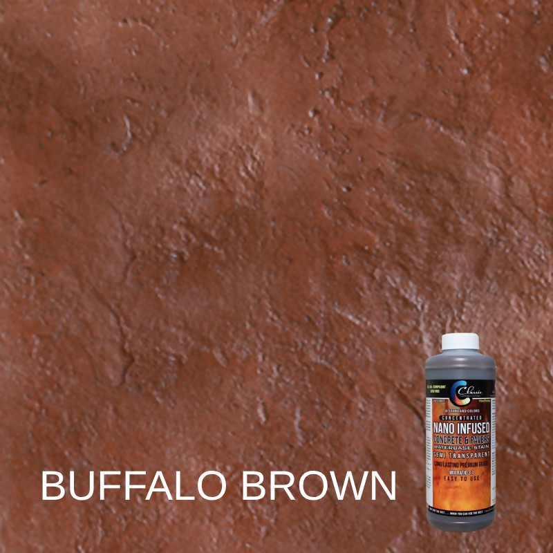 Classic Nano Infused Semi-Transparent Decorative Concrete Water-Based Stain - 1 Quart - Concentrate