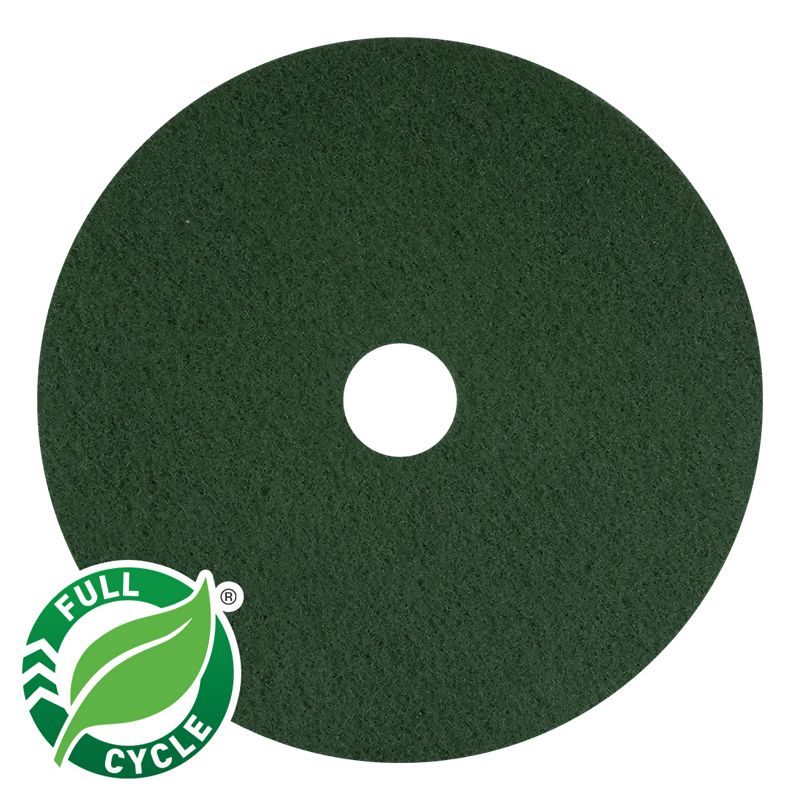 Green Scrub - Scrub Pad - Circular - 5 Pack Americo Manufacturing Company 