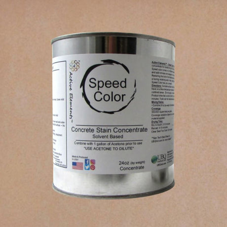 Speed Color - Acetone Dye - Concentrate Engrave-A-Crete 1 Gallon Buff 