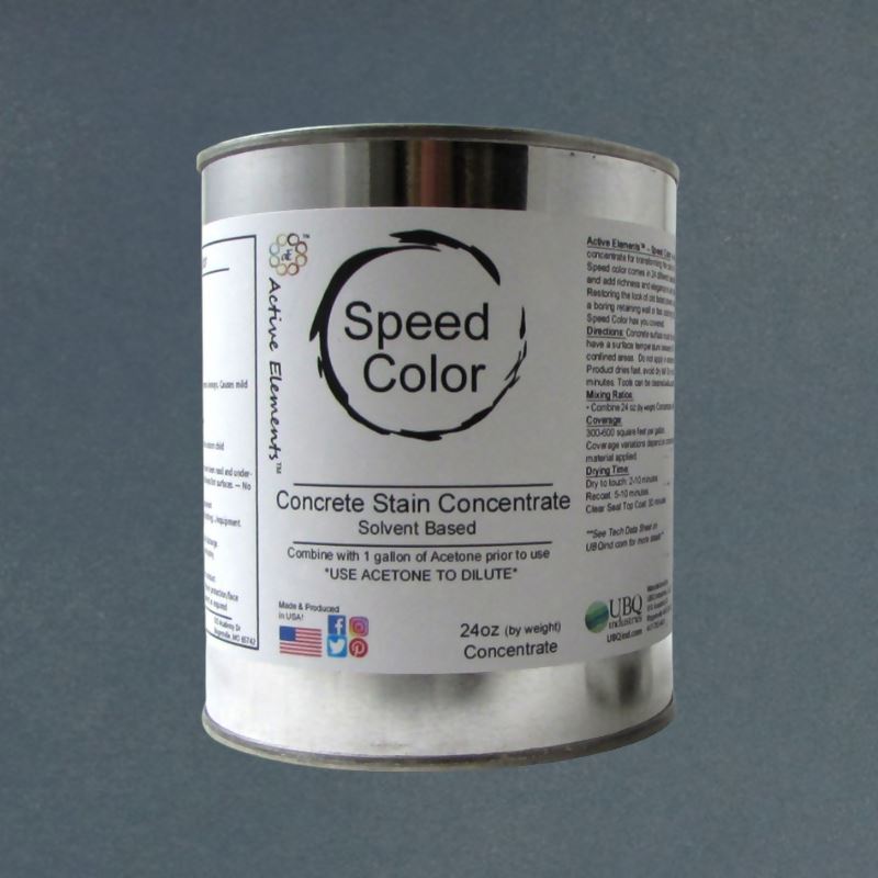 Speed Color - Acetone Dye - Concentrate Engrave-A-Crete 1 Gallon Charcoal 