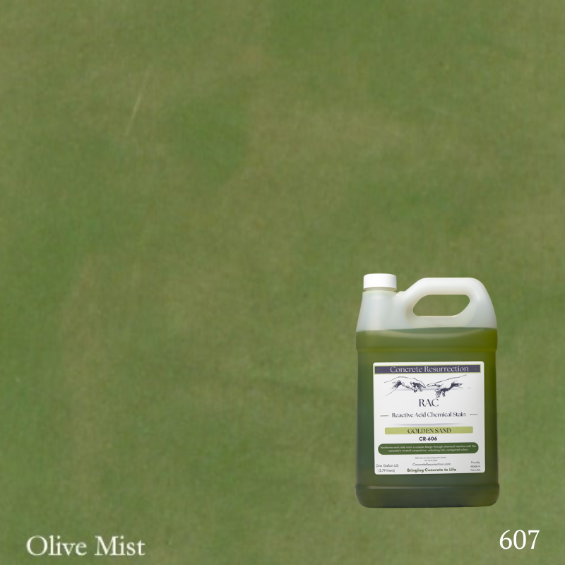 Reactive Acid Chemical (RAC) Concrete Stain