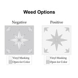 Davis Star Pattern - Adhesive-Backed Stencil Supplies FloorMaps Inc. 