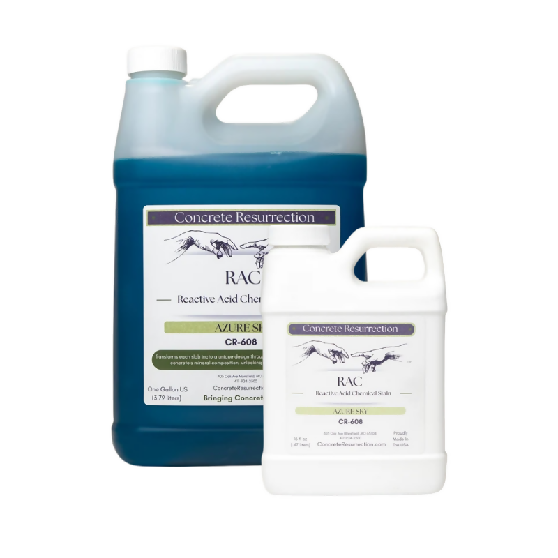 Reactive Acid Chemical (RAC) Concrete Stain