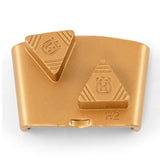 Husqvarna / HTC H Series Diamond Tooling for Hard Concrete - 3-Pack BDC Equipment & Rental H2 Gold - 25 grit Double Segment 