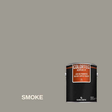 Colortec Acrylic LV Pigmented Outdoor Acrylic Sealer - Low VOC Surecrete 1 Gallon Smoke 