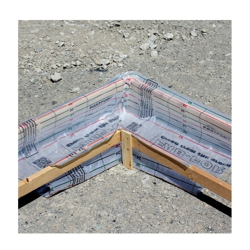 Fastfoot Sewn Corner - Forming Fabric Corners for Concrete Forms
