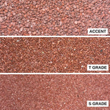 Red Colored Quartz - 50 lb Consolidated Aggregates 