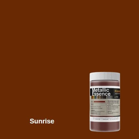 Lumiere Designer Metallic Epoxy Floor Kit - 1000 Square Foot Duraamen Engineered Products Inc Perdure U45 - Polyurethane Matte Sunrise 