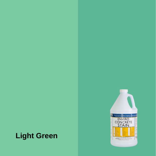 Enviro Concrete Water-Based Stain EZChem Inc Light Green 1 Gallon 