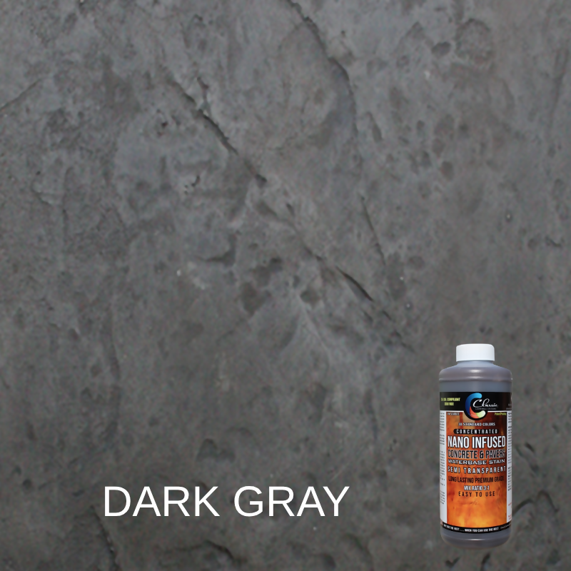 Classic Nano Infused Semi-Transparent Decorative Concrete Water-Based Stain - 1 Quart - Concentrate