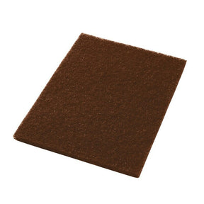 Brown Strip Stripping Pad - Rectangular - 5 Pack Americo Manufacturing Company 
