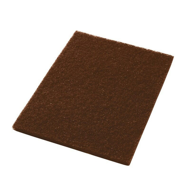 Brown Strip Stripping Pad - Rectangular - 5 Pack Americo Manufacturing Company 