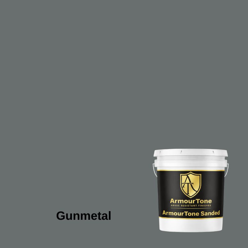 ArmourTone Sanded - Colored Texture Coating - 5 Gallon ArmourTone Gunmetal 