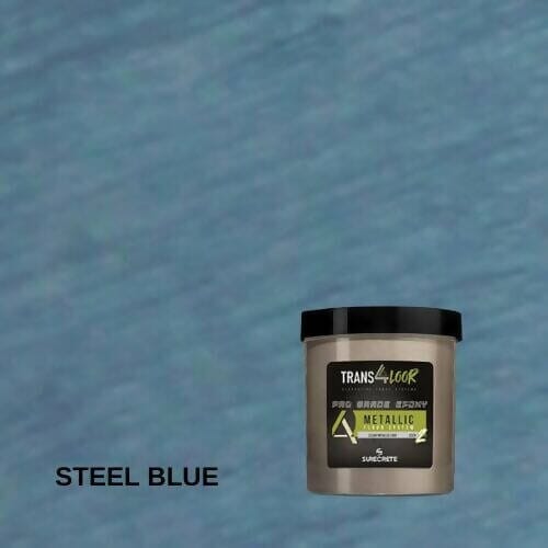 Trans4loor Metallic Pigments - 10 oz Surecrete Steel Blue 