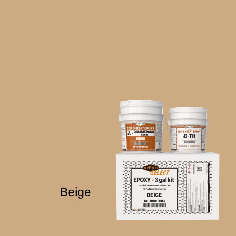 Kretus Select Epoxy - 3 Gallon Kit – Concrete Decor Store