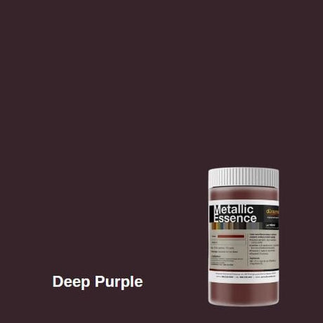 Lumiere Designer Metallic Epoxy Floor Kit - 1000 Square Foot Duraamen Engineered Products Inc Perdure U45 - Polyurethane Matte Deep Purple 