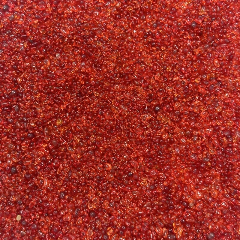 Red Glass Bead - Swimming Pool Aggregate - 10 lb Consolidated Aggregates 