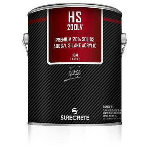 HS200 LV 20% Solid Clear Outdoor Concrete Sealer - 1 Gallon Surecrete 