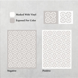 Talavera Pattern - Adhesive-Backed Stencil