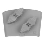 Husqvarna Elite Grind EZ X Series - Diamond Tooling for Extra-Hard Concrete - 3-Pack BDC Equipment & Rental X Grey - 30 grit Double Segment 