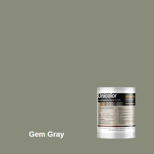 Unicolor - Colorants for Epoxy - 1 Quart Duraamen Engineered Products Inc Gem Gray 