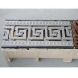 9" x 20" Greek Key Trench Grate Iron Age Designs 