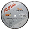 Alpha Quad Diamond Blades Alpha Professional Tools 10" 