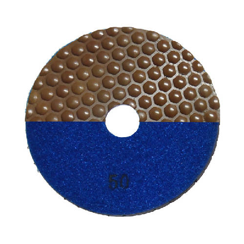 7" Honeycomb Polishing Pad U.S. Saws 50-grit 