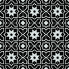 Spanish Star Tile Pattern - Adhesive Backed Stencil supplies FloorMaps Inc. Positive 