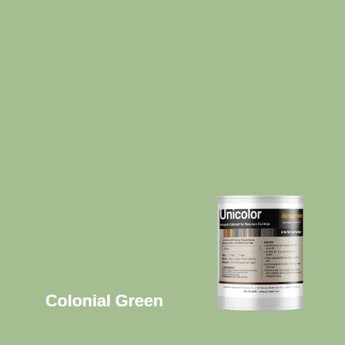 Unicolor - Colorants for Epoxy - 1 Quart Duraamen Engineered Products Inc Colonial Green 