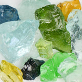 Jewel Mix Landscape Glass American Specialty Glass 1 Pound Medium 