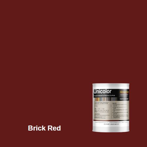 Unicolor - Colorants for Epoxy - 1 Quart Duraamen Engineered Products Inc Brick Red 