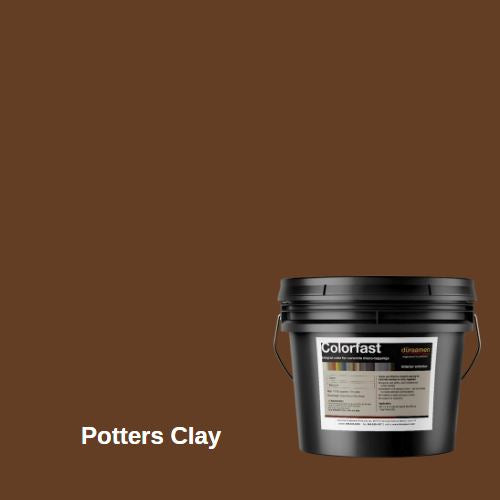 Colorfast - Integral Color for Concrete Overlays & Micro-toppings - 10 lb Duraamen Engineered Products Inc Potters Clay 