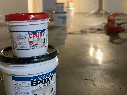 MPC-100 Clear Epoxy Resin Coating for Floors & Counter Tops, 100% Solids, Self Leveling - 3 Gallon Kit Latux Diamond Blade Distributor 