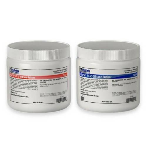 PlatSil® 71-25 Silicone Rubber Polytek Development Corp 2-lb Kit 
