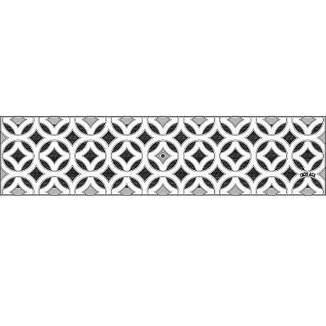 5" x 20" Interlaken Trench Grate Iron Age Designs 