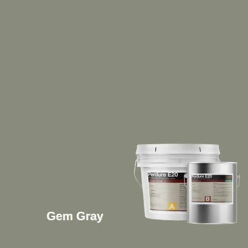 Perdure High-build Epoxy Coating Kit - 500 Square Feet Duraamen Engineered Products Inc Perdure U45 - Polyurethane Matte Gem Gray 