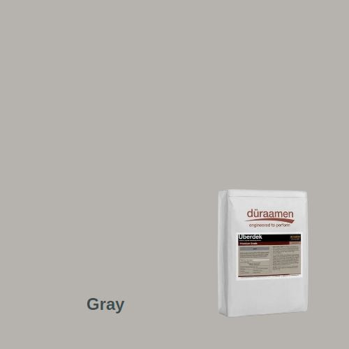 Uberdek - Exterior Concrete Resurfacing - 50 lb bag Duraamen Engineered Products Inc Gray 