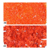 Flat Orange Terrazzo Glass American Specialty Glass 