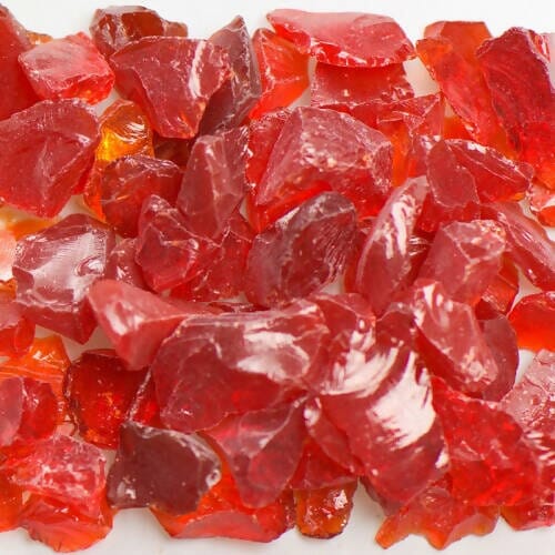 Chunky Red Terrazzo Glass American Specialty Glass 1 Pound #2 