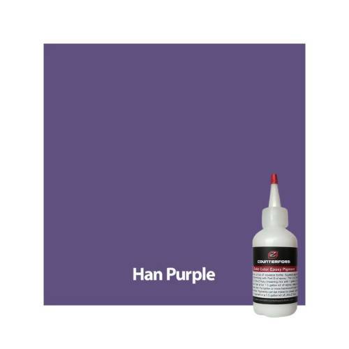 Solid Color Epoxy Pigment Concrete Countertop Solutions Han Purple 