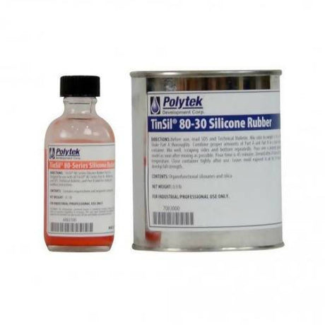 TinSil® 80-30 Silicone Rubber Polytek Development Corp 1-lb Kit 