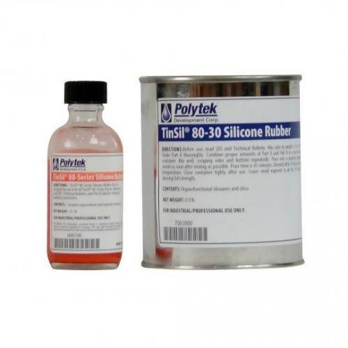 TinSil® 80-30 Silicone Rubber Polytek Development Corp 1-lb Kit 